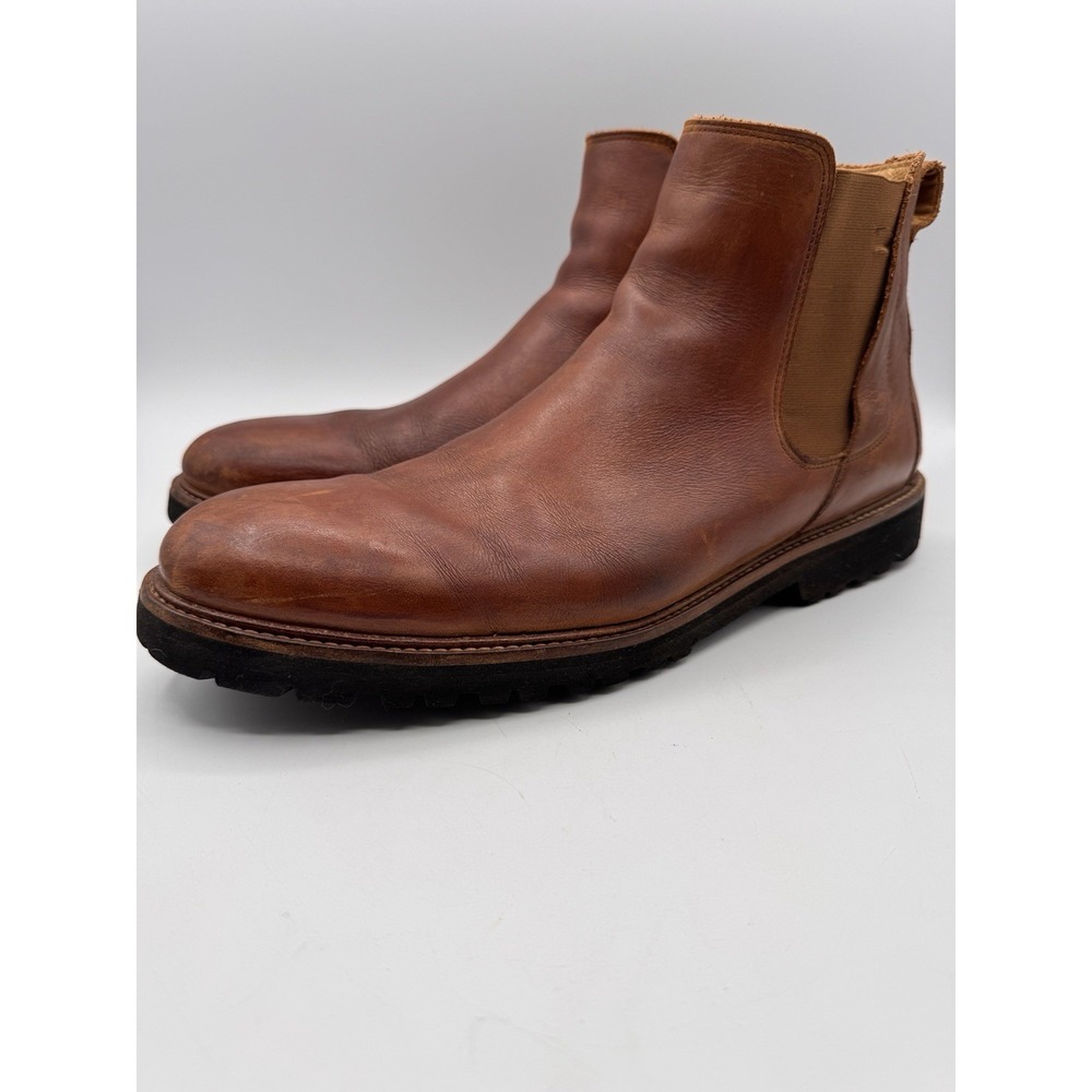 Samuel Hubbard Men's Leather Chelsea Pull-On Boot Brown Size 12 M2175-005